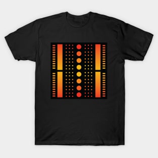 “Dimensional Solar System” - V.4 Orange - (Geometric Art) (Dimensions) - Doc Labs T-Shirt